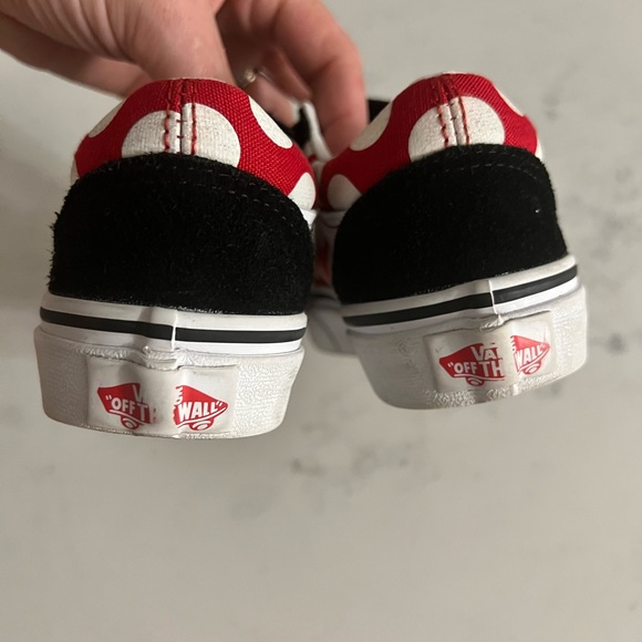 Red & Black Minnie Mouse polka dot Vans - Picture 4 of 4